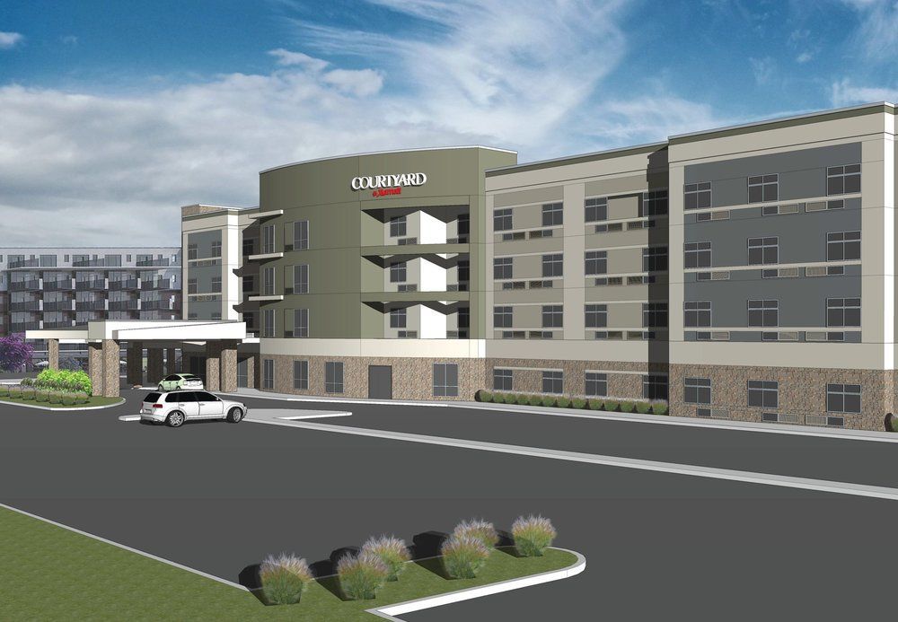 Hotel Courtyard By Marriott Schenectady At Mohawk Harbor Exterior foto